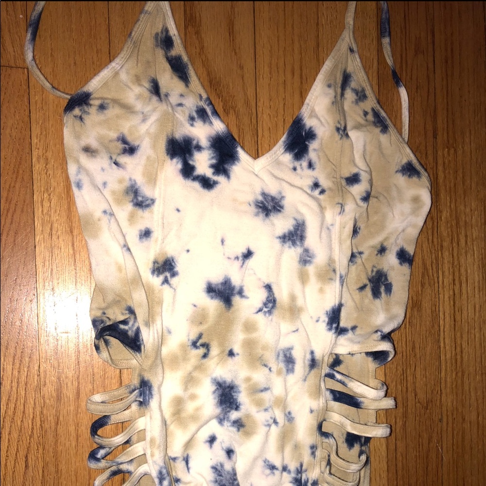 Tie dye body suit